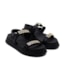 Sandalia Flatform Media Lu Rezende-Feminina Preto