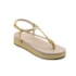 Sandalia Flatform Media Luz Da Lua Feminino Linea