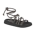 Sandália Flatform Moleca Feminina Preto