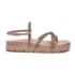 Sandália Flatform Via Marte Feminino Macadamia