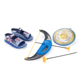 Sandalia Grendene Kids Avengers Masculino Azul Sandalia Grendene Kids Avengers Masculino Azul