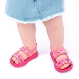 Sandalia Grendene Kids Baby Shark Unissex Rosa Sandalia Grendene Kids Baby Shark Unissex Rosa