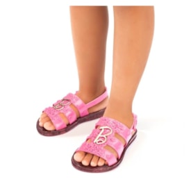 Sandalia Grendene Kids Barbie Com Spa Infantil Feminina Rosa