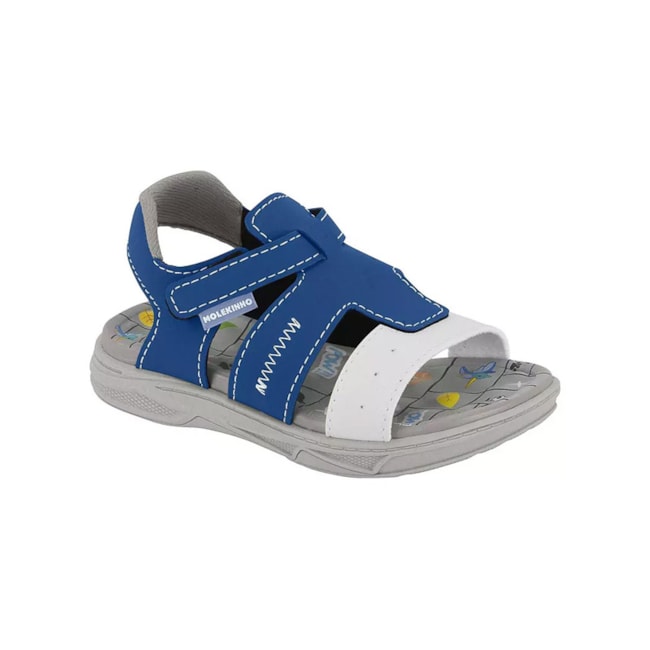 Sandália Molekinho Infantil Masculina Azul