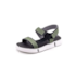 Sandália Papete Molekinho Infantil Masculino  e Verde Militar Preto