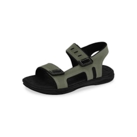 Sandália Papete Molekinho Infantil Masculino Verde Oliva