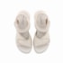 Sandalia Papete Piccadilly Feminina Off White