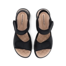 Sandalia Papete Piccadilly Feminina Preto