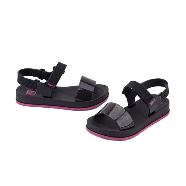 Sandalia Papete Zaxy Way Feminina Preto