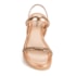 Sandalia Pink Cats Infantil Flatform Feminina Ouro Velho