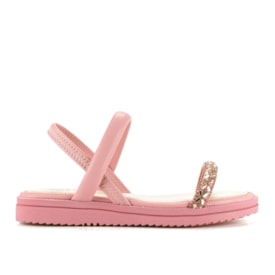 Sandalia Pink Cats Infantil Flatform Feminina Rosa