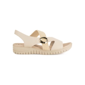 Sandália Plataforma Campesi Feminina Almeria Tule