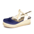 Sandália Plataforma Lumman Feminina Jeans