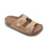 Sandália Plataforma Moleca Birken Feminina Camel