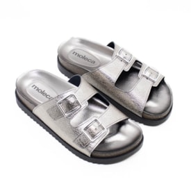Sandália Plataforma Moleca Birken Feminina Grafite Sandália Plataforma Moleca Birken Feminina Grafite