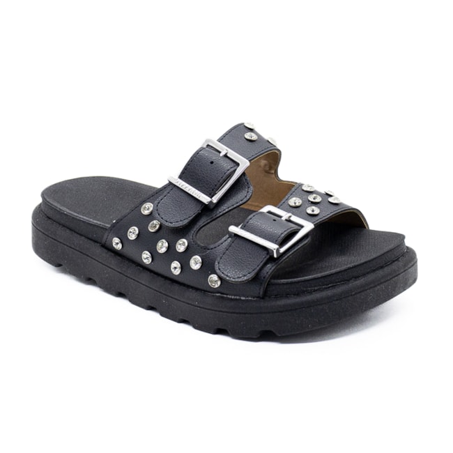 Sandalia Plataforma Vizzano Birken Feminino Preto
