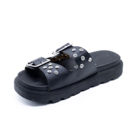 Sandalia Plataforma Vizzano Birken Feminino Preto