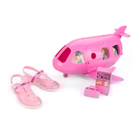 Sandalia Rasteira Barbie Infantil Feminina Rosa
