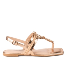 Sandalia Rasteira Dakota Feminina Rose Sandalia Rasteira Dakota Feminina Rose