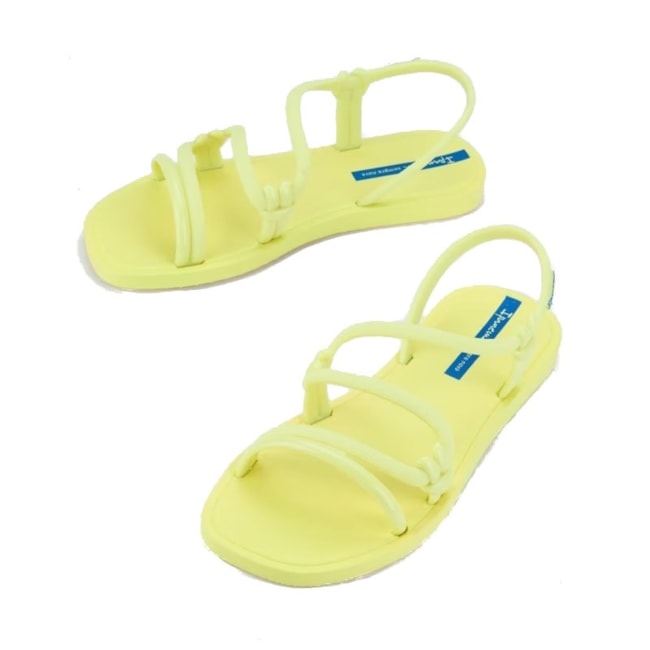 Sandália Rasteira Ipanema Solar Feminino Amarelo