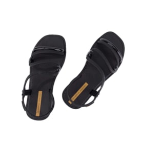 Sandália Rasteira Ipanema Solar Feminino Preto