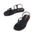Sandália Rasteira Ipanema Solar Feminino Preto