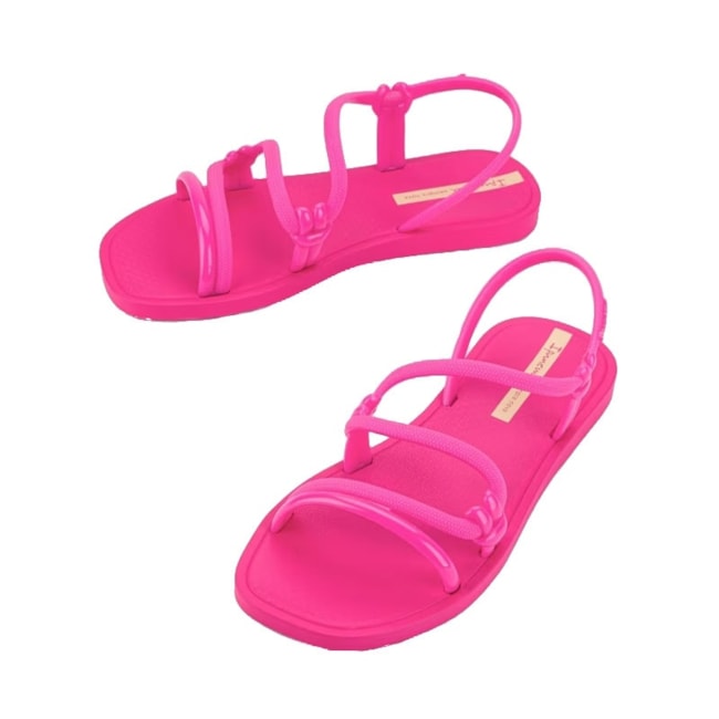 Sandália Rasteira Ipanema Solar Feminino Rosa