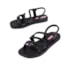 Sandalia Rasteira Ipanema Solar Infantil Feminino Preto