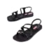 Sandalia Rasteira Ipanema Solar Infantil Feminino Preto