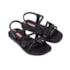 Sandalia Rasteira Ipanema Solar Infantil Feminino Preto