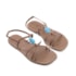 Sandália Rasteira Lu Rezende Femina Nogueira