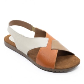 Sandália Rasteira Lu Rezende Feminina Bergamota Sandália Rasteira Lu Rezende Feminina Bergamota