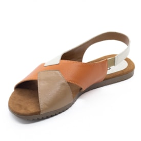 Sandália Rasteira Lu Rezende Feminina Bergamota Sandália Rasteira Lu Rezende Feminina Bergamota