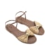 Sandália Rasteira Lu Rezende Feminina Natural
