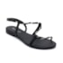 Sandalia Rasteira Lu Rezende Feminina Preto