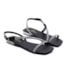 Sandalia Rasteira Lu Rezende Feminino Preto