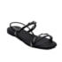 Sandalia Rasteira Lu Rezende Feminino Preto