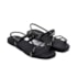 Sandalia Rasteira Lu Rezende Feminino Preto