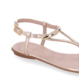 Sandalia Rasteira Luz Da Lua Feminino Vênus Ouro