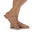 Sandália Rasteira Mississipi Feminina Caramelo Camel