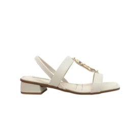 Sandália Rasteira Mississipi Feminina Latte