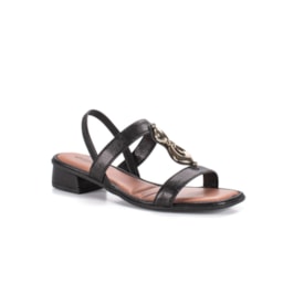 Sandália Rasteira Mississipi Feminina Preto