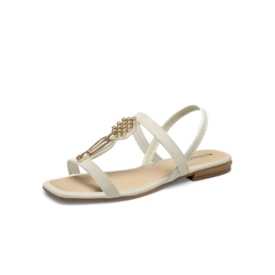 Sandália Rasteira Mississipi Feminina Rives Gelo