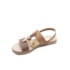 Sandália Rasteira Modare Feminina Camel