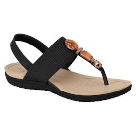 Sandália Rasteira Modare Feminina Preto