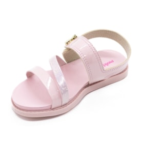 Sandalia Rasteira Molekinha Infantil Feminina Rosa
