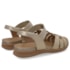 Sandália Rasteira Usaflex Feminino Ouro Light