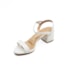 Sandália Rasteira Vizzano Feminina Branco Off