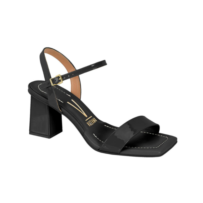 Sandália Salta Baixo Vizzano Feminina Preto