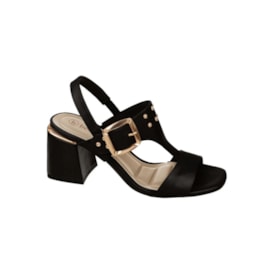 Sandália Salto Alto Bebece Feminino Preto